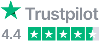 Trustpilot Badge, 4.4 rating